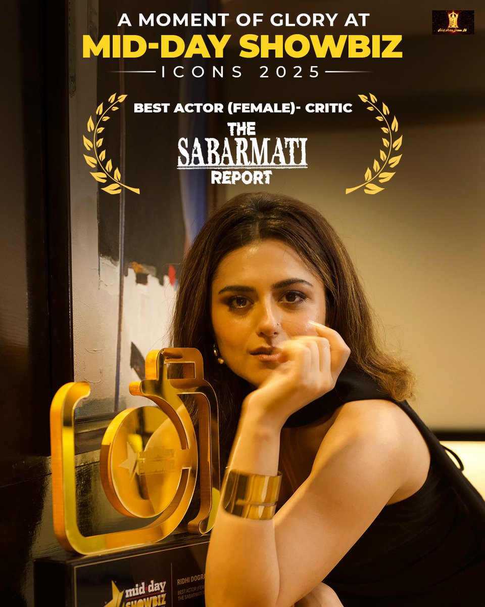 BalajiMotionPictures (@balajimotionpic) on Twitter photo .<a href="/iRidhiDogra/">Ridhi Dogra</a>, your performance in #TheSabarmatiReport was fearless and unforgettable. 👏🏻
A huge congratulations on winning Best Actor (Female) - Critics at <a href="/mid_day/">Mid Day</a> Showbiz Icons 2025. ✨
<a href="/EktaaRKapoor/">Ektaa R Kapoor</a> #ShobhaKapoor
#BalajiMotionPictures #MiddayShowbizIcons #RidhiDogra .<a href="/iRidhiDogra/">Ridhi Dogra</a>, your performance in #TheSabarmatiReport was fearless and unforgettable. 👏🏻
A huge congratulations on winning Best Actor (Female) - Critics at <a href="/mid_day/">Mid Day</a> Showbiz Icons 2025. ✨
<a href="/EktaaRKapoor/">Ektaa R Kapoor</a> #ShobhaKapoor
#BalajiMotionPictures #MiddayShowbizIcons #RidhiDogra