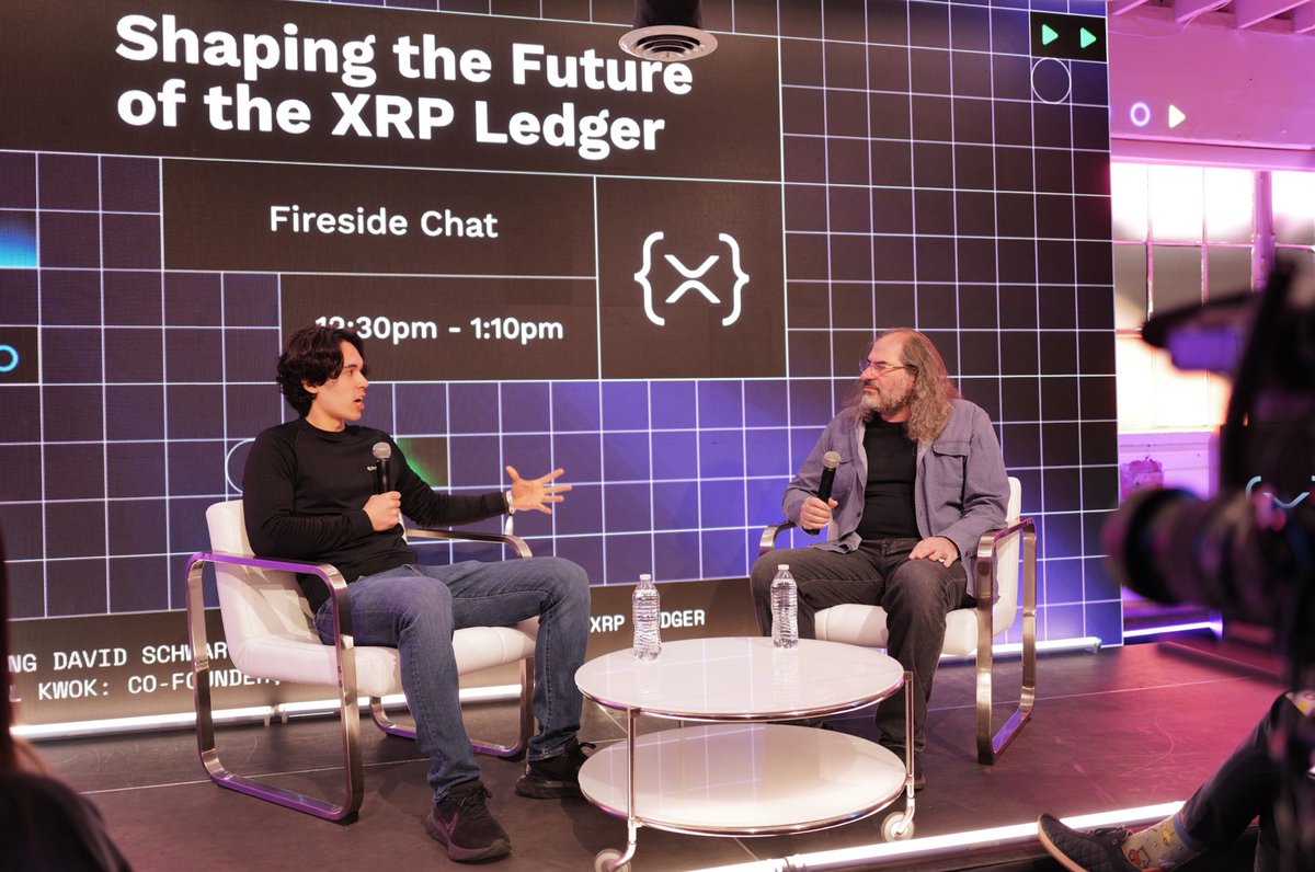 the xrp ledger evm sidechain just went live. 

and this could be huge.

but what exactly is it.

and how does it drive value to the xrpl?

i went on stage with <a href="/Ripple/">Ripple</a> cto david schwartz last year. 

to talk about this.

here’s everything you need to know 👇