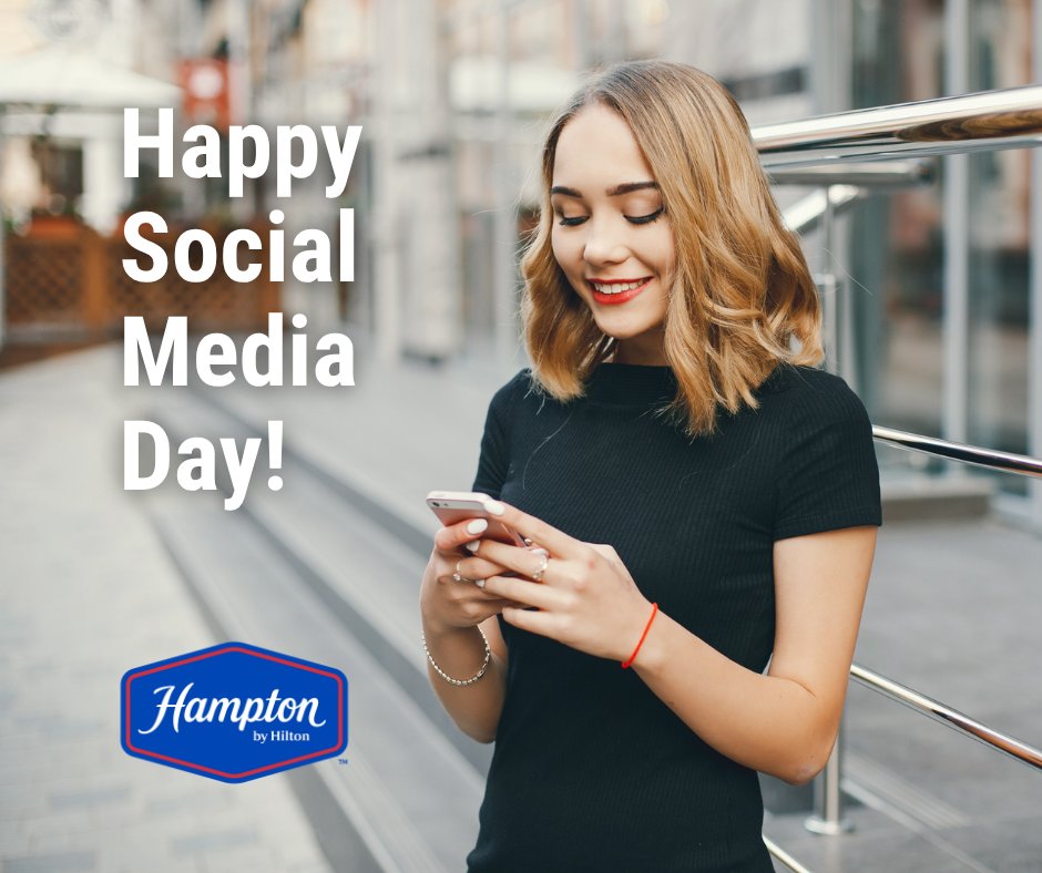 Happy #SocialMediaDay! 🎉 Don’t forget to follow us on Facebook and Instagram for even more behind-the-scenes moments, travel tips, and hotel highlights!