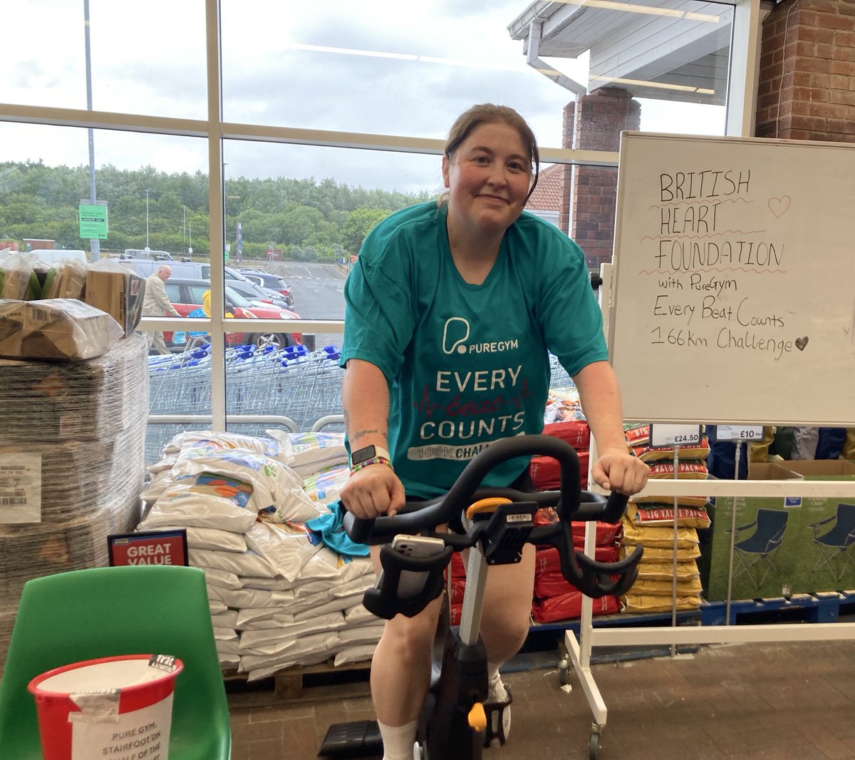 It was a pleasure to support <a href="/PureGym/">PureGym</a> with their fundraising for <a href="/TheBHF/">British Heart Foundation</a> 
Guess who was dressed up in the heart😂❤️
Huge thank you to our amazing customers who helped us raise  £425.97 
#everybeatcounts