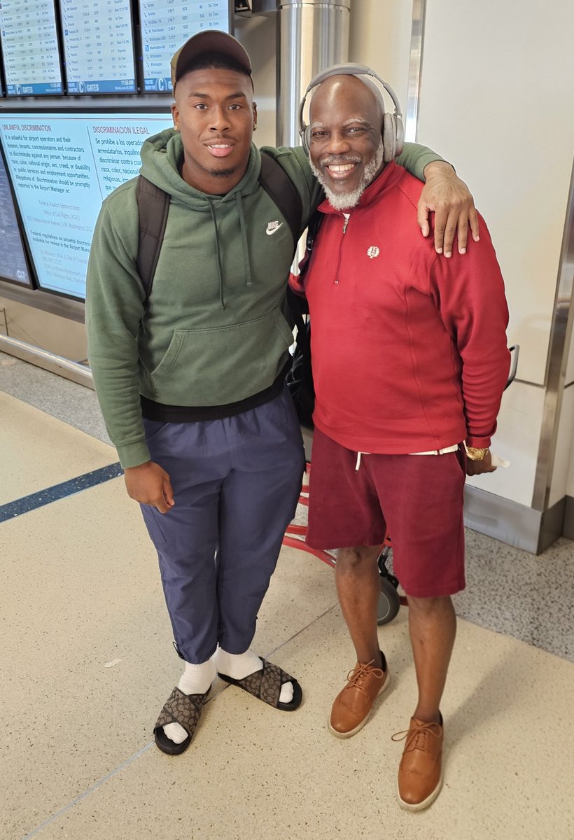 REDWOOD in Charlotte, North Carolina.  Sam heading to camp at Alcorn State for his senior football season.  Ccongratulations, young King, and finish stong