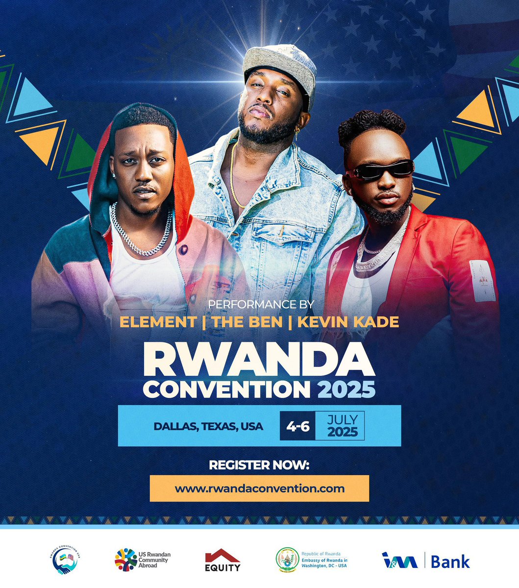 Muzungu4's tweet photo. We have Kigali Convention here, and there is Rwanda Convention in Dallas🇺🇸! My good #Rwandan friends living in the US are going to have an unforgettable #Kwibohora31 weekend. This looks like a mini-#RwandaDay for me. #RwandaConvention2025 https://t.co/0NSfUdOFV1
