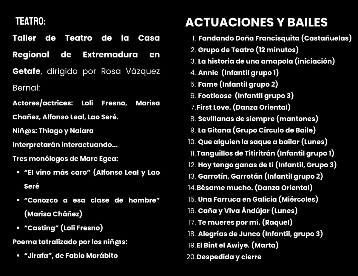 FESTIVAL FIN DE CURSO 2024/2025