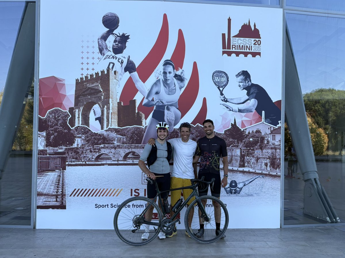 Tadej Debevec (@debevectadej) on Twitter photo Criterium du #ECSS #Rimini Stage 3 -
Finishing three great days with <a href="/DomenTominec/">Domen Tominec</a> & <a href="/BenNarang/">Ben Narang</a> at Palacongressi di Rimini.
Now onto science & socialising. Most likely not in that order 🤩
relive.com/view/vJOKz7J4n… Criterium du #ECSS #Rimini Stage 3 -
Finishing three great days with <a href="/DomenTominec/">Domen Tominec</a> & <a href="/BenNarang/">Ben Narang</a> at Palacongressi di Rimini.
Now onto science & socialising. Most likely not in that order 🤩
relive.com/view/vJOKz7J4n…