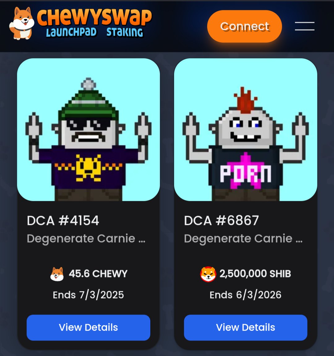 The rebooted DCA carnies have begun to appear on the <a href="/ChewySwap/">Chewy</a> marketplace! Get over there and pick up your favorite or head to radballs.online to mint one yourself and maybe snag one of the three 1 of 1's out there (Captain Radballs, Radman or his sidekick Trashfire!)