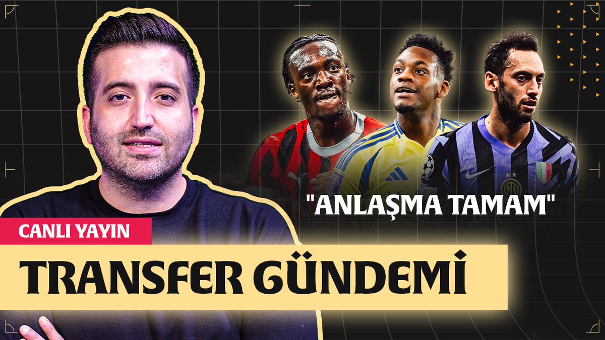 “Ertan Süzgün’le TRANSFER GÜNDEMİ” canlı yayımlanacak ilk bölümüyle bugün 21.00’de Yeni Açık’ta.

Bildirimleri açmayı unutmayın. 👇🏻
ytbe.app/go/Okr6BnVa