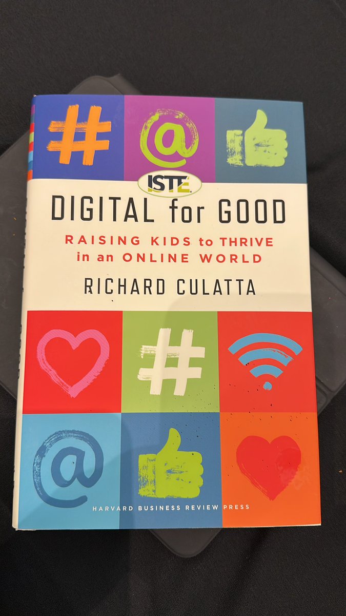 Enjoyed learning about <a href="/ISTEofficial/">ISTE</a> ‘s initiatives: 
✅ certification for instructional leaders
✅ Instagram cooperation to help make the space safer for kids
✅ relaunch of edtech index 
Looking forward to interviewing <a href="/RCulatta/">Richard Culatta</a> on a future show
#istelive #ascdannual