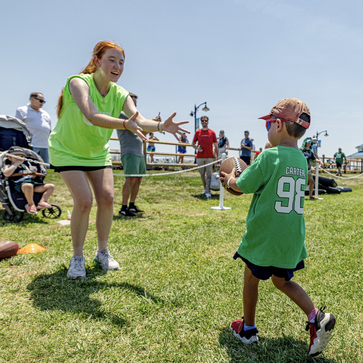 eaglesautism's tweet image. ICYMI: The Team 62 takeover in Sea Isle, NJ raised over $1 million for the Eagles Autism Foundation‼️🤯
Thank you to all members of our community who helped us achieve this record-breaking milestone. 100% of these proceeds will help fund innovative autism research and care…