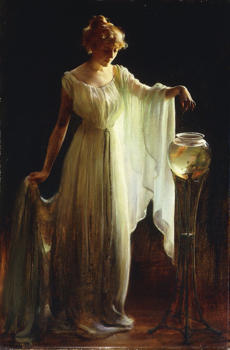 Imp111h's tweet image. Charles Courtney Curran
The Goldfish, 1911