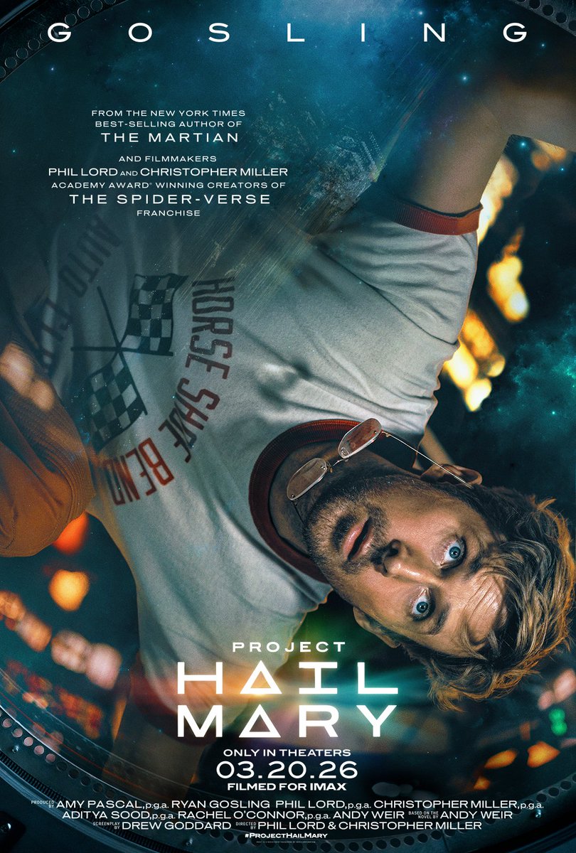 Sony Pictures Imageworks (@imageworksvfx) on Twitter photo From Academy Award® winning filmmakers Phil Lord and Christopher Miller comes Project Hail Mary, starring Academy Award® nominee Ryan Gosling, with VFX by <a href="/imageworksvfx/">Sony Pictures Imageworks</a>. Only in theaters and IMAX - 3.20.26! From Academy Award® winning filmmakers Phil Lord and Christopher Miller comes Project Hail Mary, starring Academy Award® nominee Ryan Gosling, with VFX by <a href="/imageworksvfx/">Sony Pictures Imageworks</a>. Only in theaters and IMAX - 3.20.26!