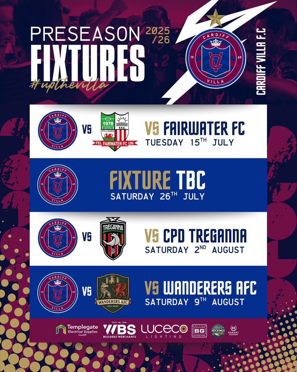 Cardiff Villa FC tweet media