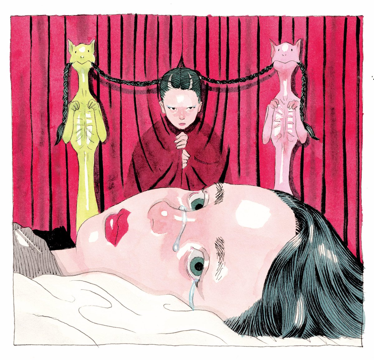 「3月30日の描き直し」|©︎我喜屋位瑳務のイラスト