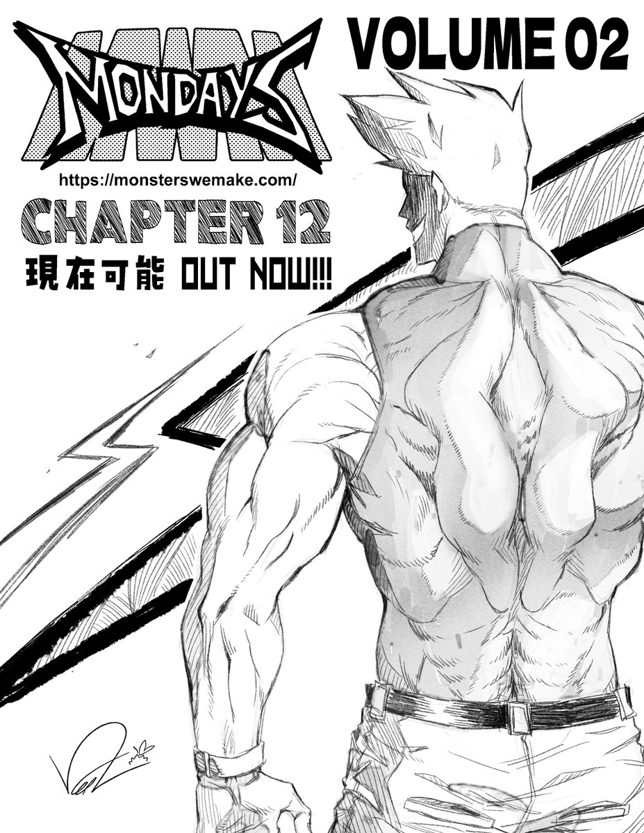 Welcome back to MONSTERS WE MAKE MONDAYS!!

Chapter 12 is hot and ready, so go pick up a copy and stay caught up as new chapters release every Monday!
monsterswemake.com/products/volum…

#monsterswemakemondays #monsterswemake