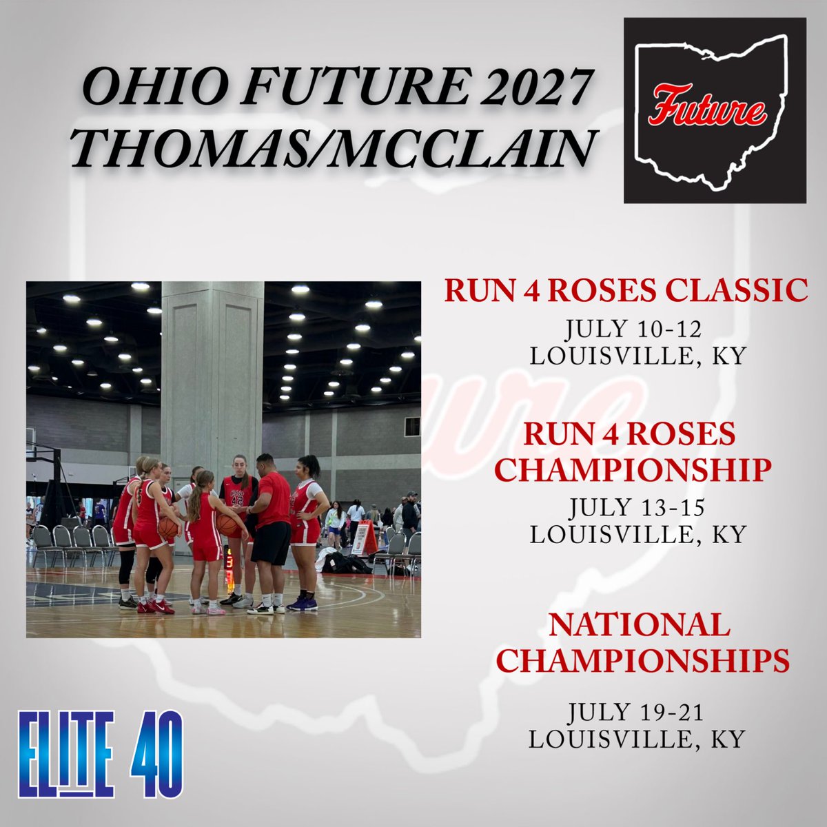 KellonCash5's tweet image. Check out our very talented Ohio Future team in July playing on the E40 Circuit.  @Elite40League @OhioFuture