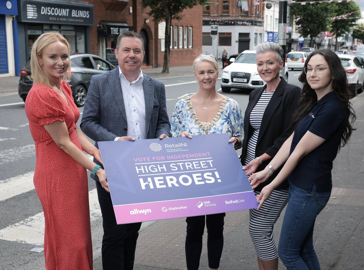 RetailNI (@retail_ni) on Twitter photo On the Shankill Road with <a href="/belfastcc/">Belfast City Council</a> Lord Mayor <a href="/Tracybelfast1/">Lord Mayor of Belfast Tracy Kelly</a> urging local residents to vote for their favourite independent retailer in our High Street Hero Awards <a href="/sseairtricity/">SSE Airtricity</a> <a href="/GigGrafter/">Gig Grafter</a> <a href="/allwynuk/">allwynuk</a> <a href="/BelfastLive/">Belfast Live</a> vote via belfastlive.co.uk/hsh #hsh25 On the Shankill Road with <a href="/belfastcc/">Belfast City Council</a> Lord Mayor <a href="/Tracybelfast1/">Lord Mayor of Belfast Tracy Kelly</a> urging local residents to vote for their favourite independent retailer in our High Street Hero Awards <a href="/sseairtricity/">SSE Airtricity</a> <a href="/GigGrafter/">Gig Grafter</a> <a href="/allwynuk/">allwynuk</a> <a href="/BelfastLive/">Belfast Live</a> vote via belfastlive.co.uk/hsh #hsh25