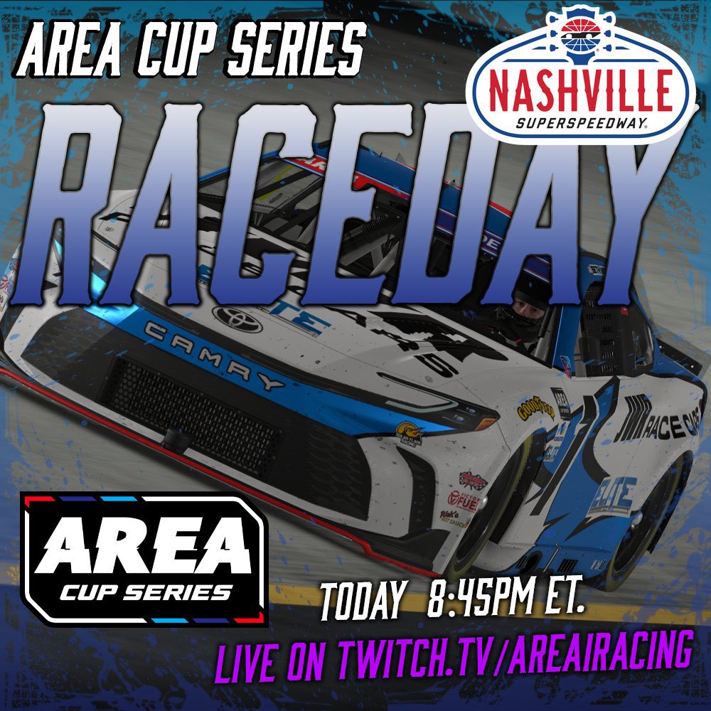 ⚪️ IT’S AREA CUP SERIES RACE DAY!

It’s time for our first cutoff race of the #AREAPlayoffs tonight in Nashville! Who makes it through to the Round of 8? 👀 

⏰ 8:45pm ET
📺 youtube.com/idkplayer