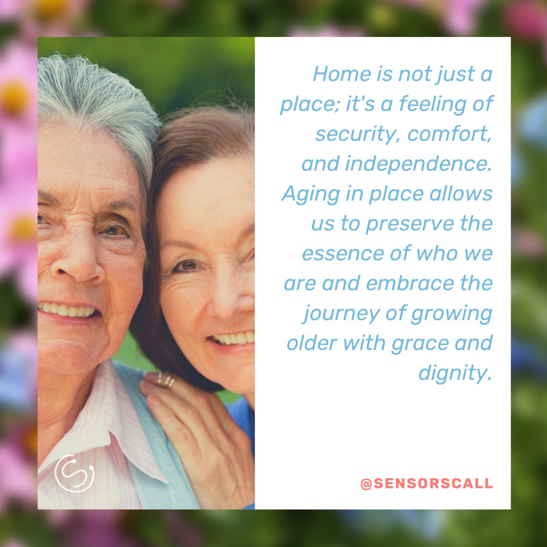 Embrace home's essence with SensorsCall. 👵🏡 

Find security, comfort, and independence in aging. Join us on this transformative journey at sensorscall.com. ❤️✨

#SensorsCall #AgingInPlace #SeniorCare #GracefulAging