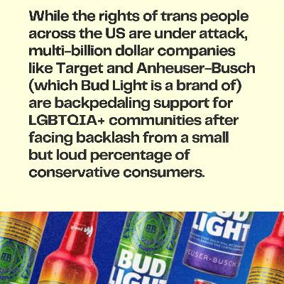 🏳️‍🌈 Rainbow Capitalism has failed us—again.

💰Let this serve as a reminder that we are just dollar signs in their eyes. Pride isn’t a marketing strategy.