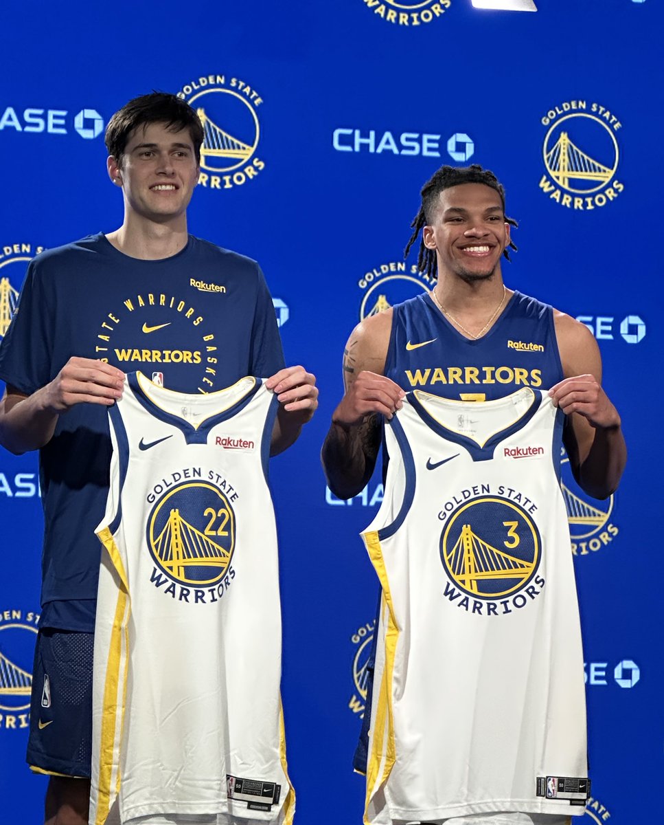 First look at Warriors second-round picks Alex Toohey and Will Richard
