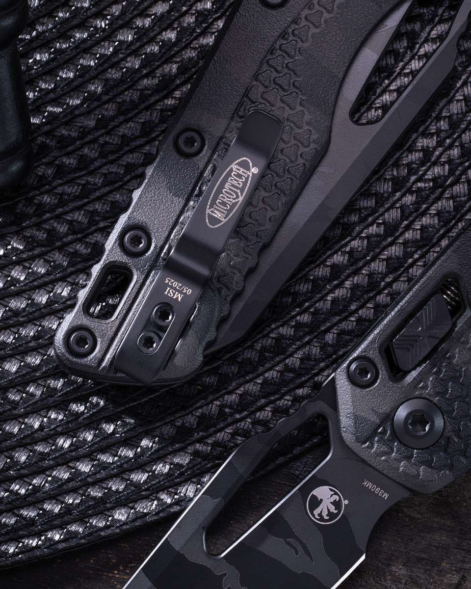 microtechknives's tweet photo. Mission-ready.

The MSI Midnight Tiger Stripe Camo is built for operational reliability under the harshest conditions.

Trusted by professionals who demand precision, durability, and zero compromise.

#MicrotechKnives #MicrotechMSI #DutyGradeGear #MissionReady #MILSPEC #TacticalEdge #MadeInUSA #EDC #MSI