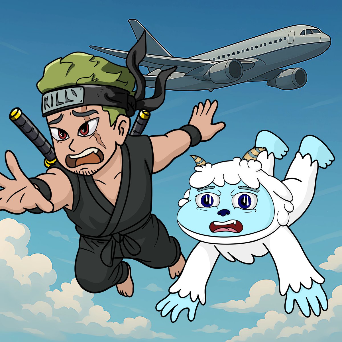Thrown out of a plane?

Nah. We jumped… for the culture <a href="/kuronashiPJ/">Project Kuronashi</a> 🤍