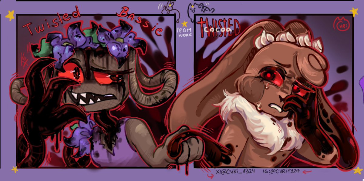 CVRI_1324's tweet image. another magma draw with @0w0Cattie
#dandysworldfanart