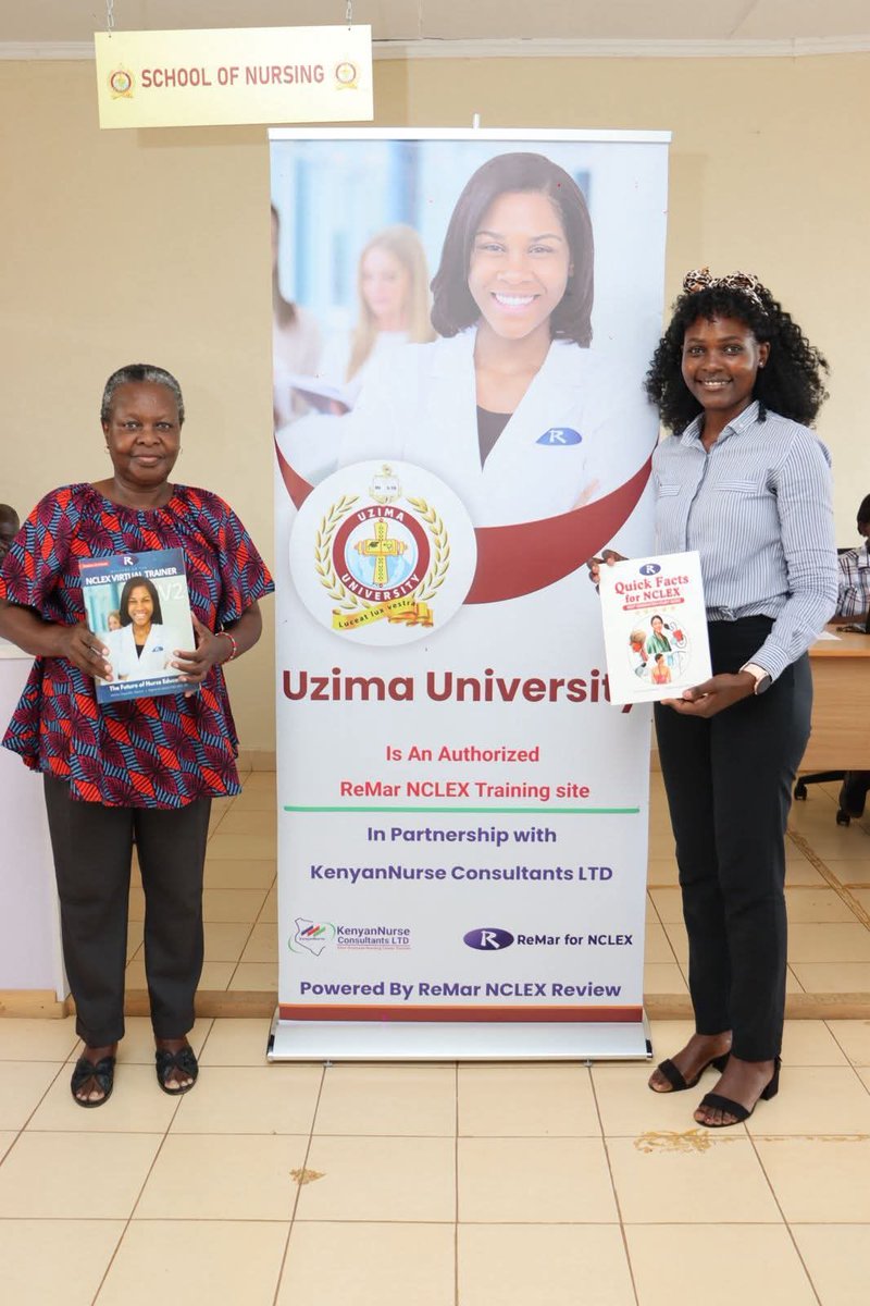 Uzima University  is Now an Authorized ReMar NCLEX Training Site!
KenyanNurse Consultants LTD has just delivered ReMar NCLEX Review resources to Uzima University’s School of Nursing  marking a significant milestone in advancing international nursing preparation.
0716 192 248