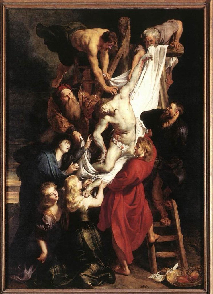 Descendiendo de la cruz de Peter Paul Rubens