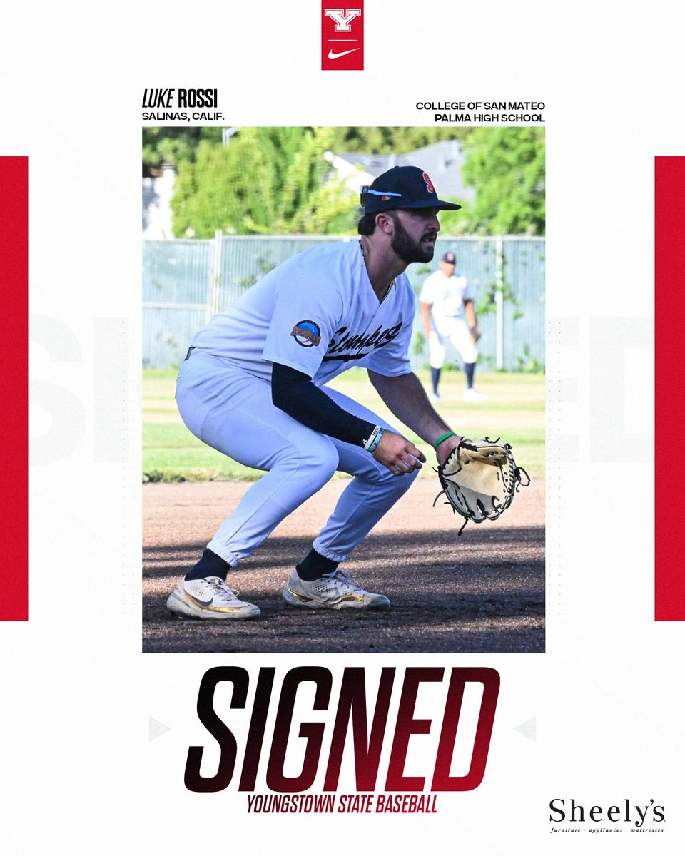YSU Baseball ๐ง (@ysubaseball) on Twitter photo We're thrilled to announce that junior infielder ๐๐ช๐ ๐ ๐๐ค๐จ๐จ๐ has signed to become a Penguin โผ๏ธ๐งโพ๏ธ
The Salinas, Calif., native was named First-Team All-Coast Conference in 2025 after batting .384 and slugging .616 with 58 hits, 21 XBH and 41 RBIs!
#GoGuins | <a href="/lukeerossi/">Luke Rossi</a> We're thrilled to announce that junior infielder ๐๐ช๐ ๐ ๐๐ค๐จ๐จ๐ has signed to become a Penguin โผ๏ธ๐งโพ๏ธ
The Salinas, Calif., native was named First-Team All-Coast Conference in 2025 after batting .384 and slugging .616 with 58 hits, 21 XBH and 41 RBIs!
#GoGuins | <a href="/lukeerossi/">Luke Rossi</a>