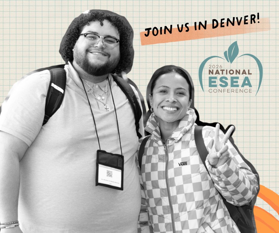 The 2026 National #ESEAConference is coming to Denver February 10-12. Join educators focused on student success for disadvantaged students. Expert sessions, networking, and content you can't find elsewhere. Registration is now open.
Register: eseanetwork.org/conference