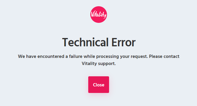 _JFishh's tweet photo. .@Vitality_UK, it might be time to have a look at JIRA...

Password reset button is disabled by default, even though passwords match. Users can't manually enable the button using Inspect/Developer console, either, because a 'Technical Error' is thrown 👀 https://t.co/X9bhpqbTpm