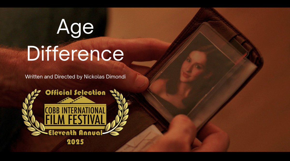 NickDimondi's tweet image. My short film has been selected for the Cobb International Film Festival!

I&apos;ll post screening details soon!
