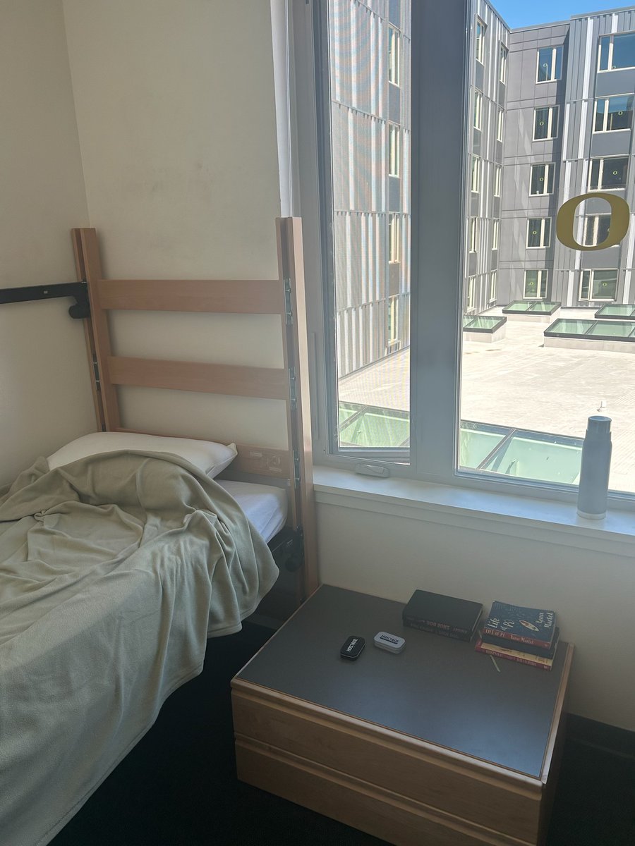 My new home for the next month (a dorm room in Oregon)

So ya I'm living at the University of Oregon for the next month. 

And I'm reading Shoe Dog every night to understand Phil Knight's inspiration for Nike.

<a href="/jeffreysorensen/">Jeff Sorensen</a> - thanks for having us here! It's me and 20 other
