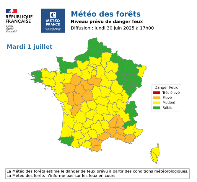 Prefet_48's tweet image. #FeuxDeForêt I 🟡 Le département de la Lozère est placé en danger de feu de forêt modéré (jaune).
En cette période de sécheresse, la végétation est plus sensible au feu : un mégot, un barbecue mal éteints ou une étincelle peuvent être dévastateurs.
Que faire en cas de départ…