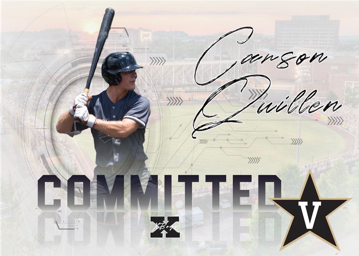 Shoutout to one of the biggest leaders and winners out there, Carson Quillen for committing to Vanderbilt University! #Winner #✖️boy