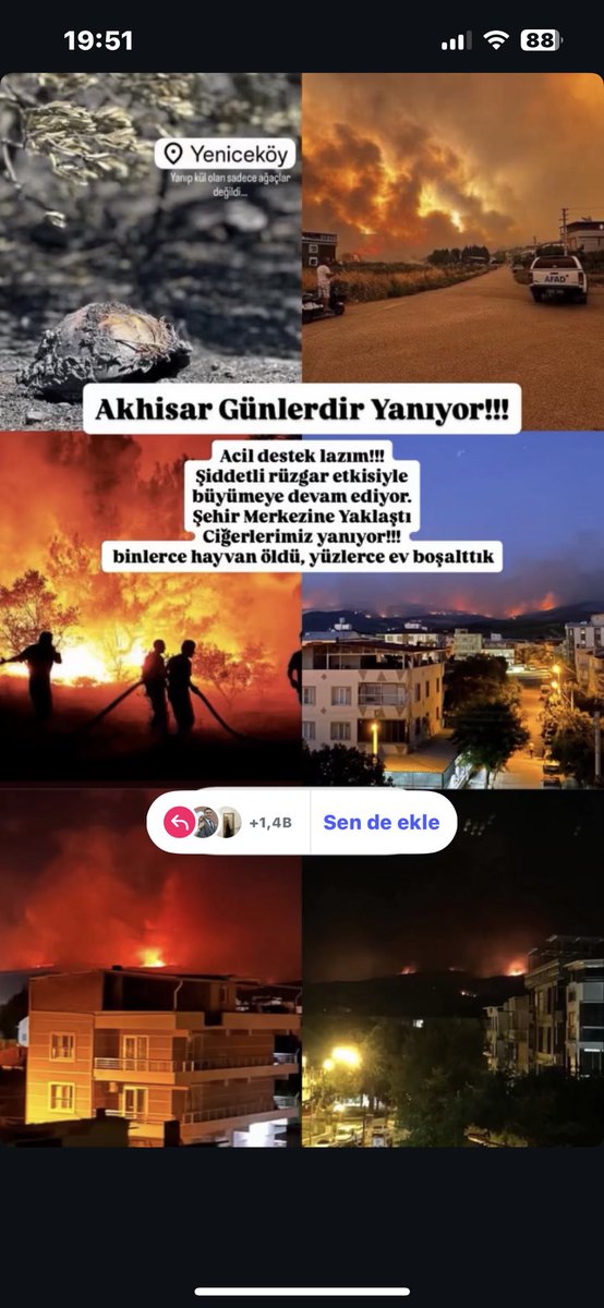 #akhisaryanıyor
 #yangın