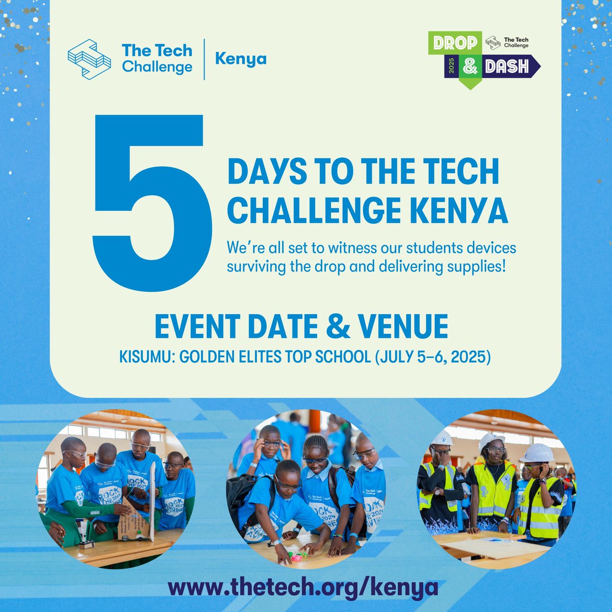 jesseomolo1's tweet image. Just wrapped up prep for this Saturday’s #TechChallenge2025—where students design a device that survives a 3m drop, climbs a ramp, &amp;amp; delivers a coin. No batteries.

Judging with 16 others,  intense but rewarding. Can’t wait to see what these young minds have built!
 #DropAndDash