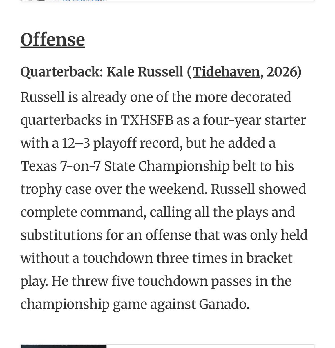 Kale Russell tweet media