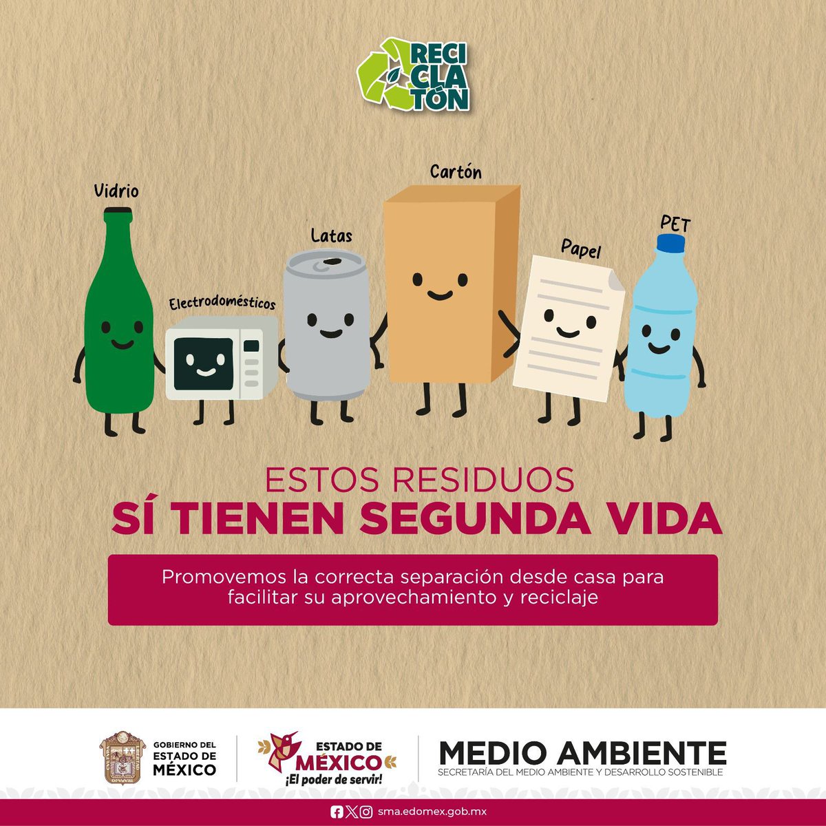 ♻️ Recicla con causa
Lleva tus residuos electrónicos y eléctricos al #Reciclatón y ayuda a proteger el planeta. 🌍
¡Reduce, recicla y reusa!

#MedioAmbiente #ElPoderDeServir