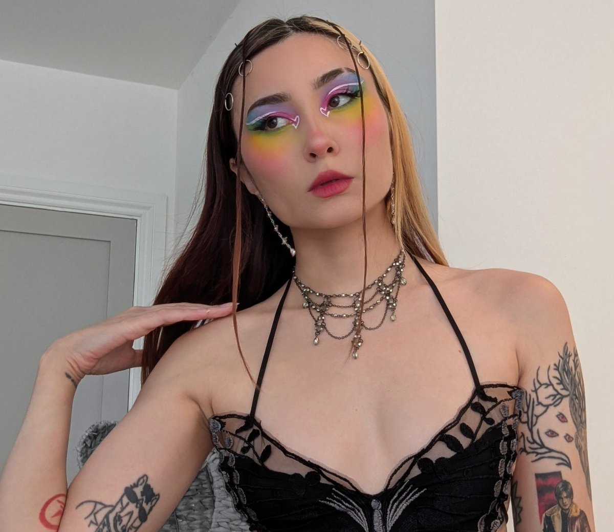 Forgot to post this here butttt happy pride now and always 🖤🌈