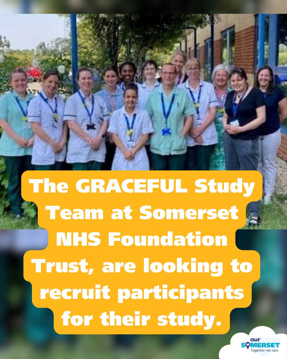 The GRACEFUL Study wants your views on where gynaecological cancer care is provided. Help shape better, more supportive services.

🔗 Take the quick survey bit.ly/4dNO3rL
📅 Closes 29 Aug 2025

#PositiveNews #Somerset #CancerCare #NHS