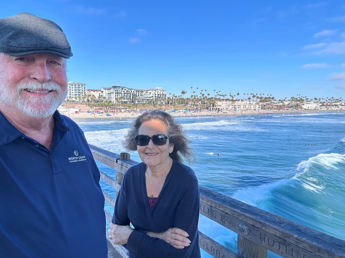 Fun day yesterday: Preached @ Anthem Church in Vista for Chase Feindel and then enjoyed one of the perks of living in Oceanside with Nancy