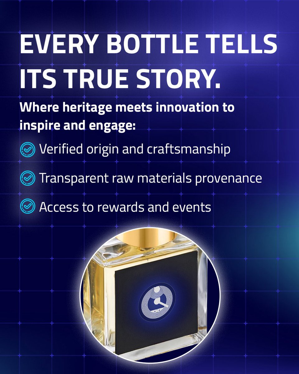 wovlabs_com's tweet image. What you bring to market deserves clarity.
In a market crowded with counterfeits and grey imports, trust has become a differentiator in the fragrance world.
Digital Product Passports protect your brand by recording every step of the journey:
✅ Verified origin and…