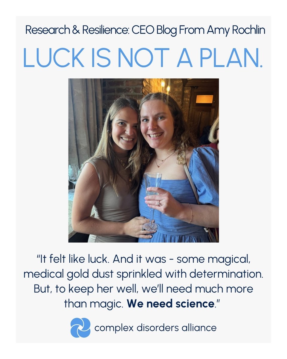 CODA_research's tweet image. Last fall, Grace couldn’t get out of bed. This spring, she stood beside her sister at her engagement party. It felt like magic. But patients need more than magic. They need answers.
That’s why we’re building CODA.
Visit complexdisorders.org to be part of the solution today.