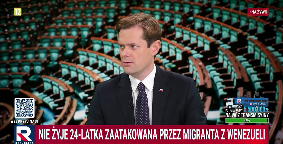 Telewizja Republika 🇵🇱 #włączprawdę (@republikatv) on Twitter photo #PolitycznyHoryzont | <a href="/KrajewskiJarek/">Jarosław Krajewski</a> (@PiSorgpl): W Polsce Donalda Tuska jest coraz bardziej niebezpiecznie. Na to są twarde liczby, które potwierdzają tę tezę. W ubiegłym roku było ponad 2000 tysiące więcej przestępstw popełnionych przez cudzoziemców niż w czasach Prawa i #PolitycznyHoryzont | <a href="/KrajewskiJarek/">Jarosław Krajewski</a> (@PiSorgpl): W Polsce Donalda Tuska jest coraz bardziej niebezpiecznie. Na to są twarde liczby, które potwierdzają tę tezę. W ubiegłym roku było ponad 2000 tysiące więcej przestępstw popełnionych przez cudzoziemców niż w czasach Prawa i
