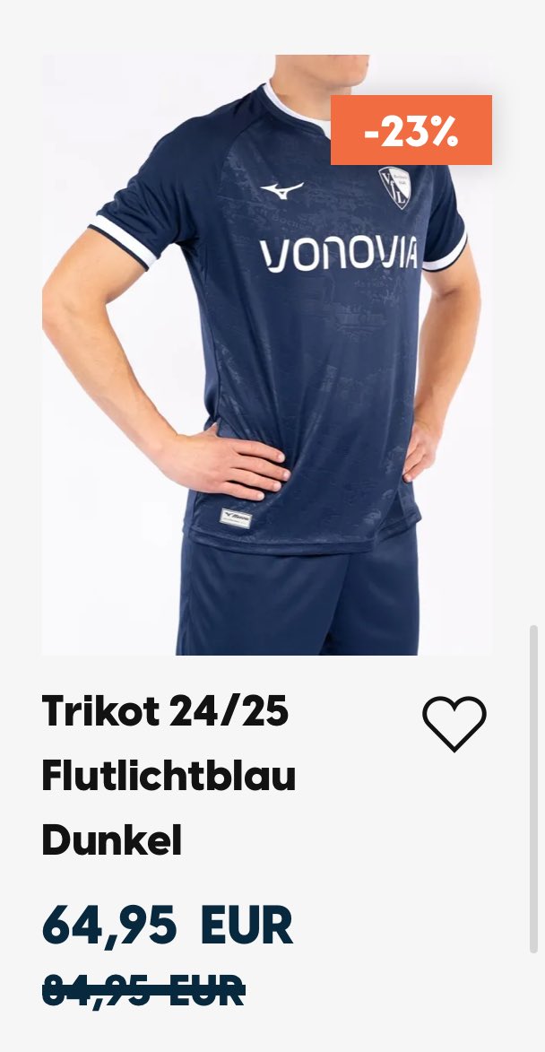 Im Onlineshop gibt es das neue Trikot jetzt schon 23% reduziert!
