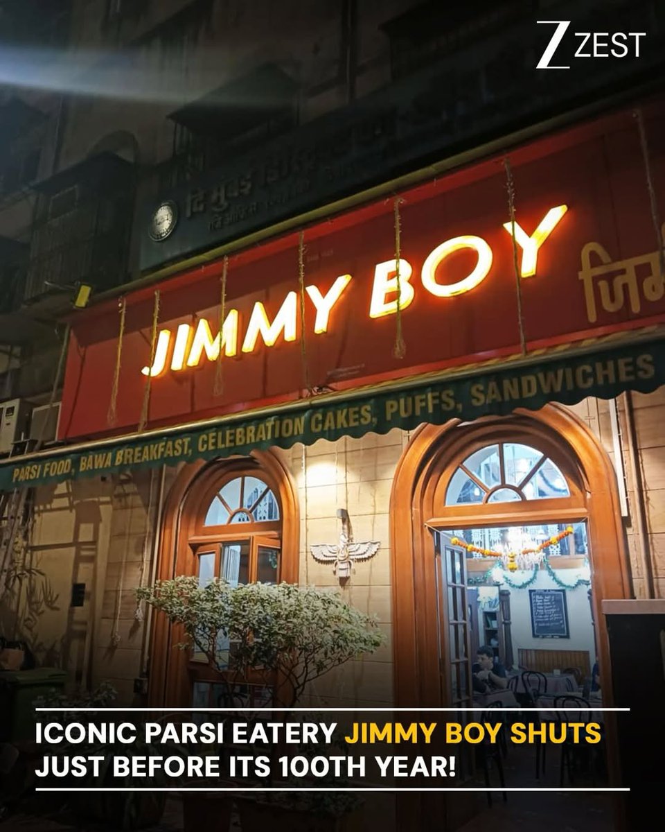 ZeeZest_'s tweet image. #JimmyBoy started as Cafe India, serving all-day breakfast before expanding to classic Parsi meals. The Fort outlet has now shut due to the poor condition of the Vikas Building, but takeaways continue from Mahim
Read: 

zeezest.com/food/almost-ce… 

#ZeeZest #ZeeZestEditorials