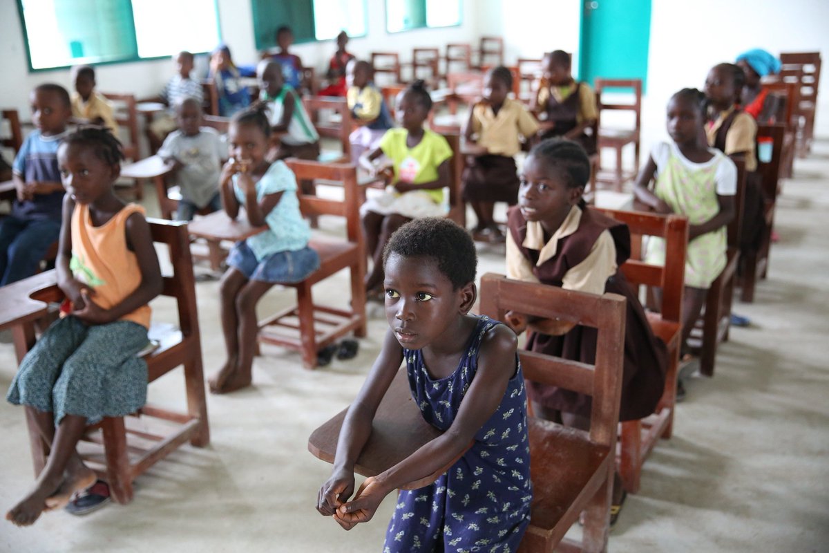 Stefano De Cupis💬 (@stefanodecupis) on Twitter photo Our 🆕<a href="/WorldBankAfrica/">World Bank Africa</a> Excellence in Learning in #Liberia Project will benefit:
🏫2,337 public primary schools
👩🏿🏫~362,000 students, teachers & staff
🎒350,000 students in the last grade of ECE & all six grades of primary education
wrld.bg/icl850WcA8A
#InvestInPeople #SDG4 Our 🆕<a href="/WorldBankAfrica/">World Bank Africa</a> Excellence in Learning in #Liberia Project will benefit:
🏫2,337 public primary schools
👩🏿🏫~362,000 students, teachers & staff
🎒350,000 students in the last grade of ECE & all six grades of primary education
wrld.bg/icl850WcA8A
#InvestInPeople #SDG4