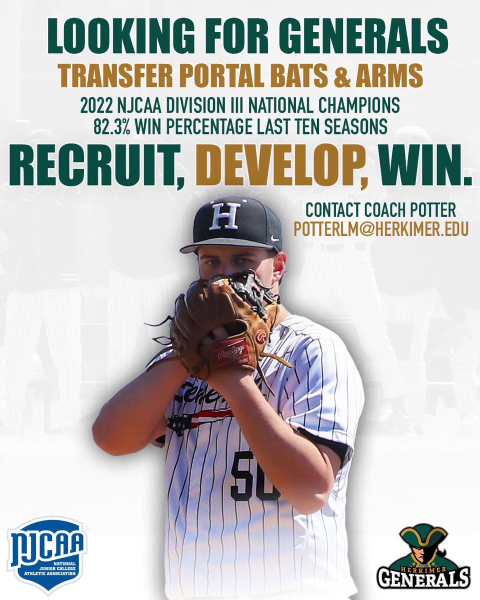 Attention Transfer Portal Players 🫵

Looking for a fresh start and a championship program? Come compete for one of the top JUCO programs in the nation.

🏆 National Champions
📈 Proven Year-Round Player Development
⚾️ Immediate Impact Opportunities 

📲 DM us to learn more!