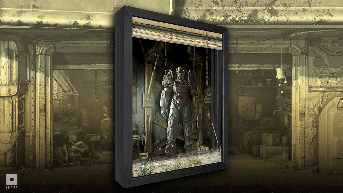 BethesdaGear's tweet image. Fill any place with an air of might with the multi-layered, limited edition @Fallout Power Armor Shadow Box.
gear.bethesda.net/products/fallo…